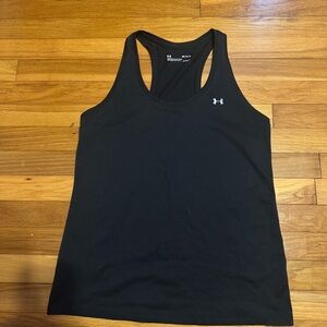 under armour black racerback tank top